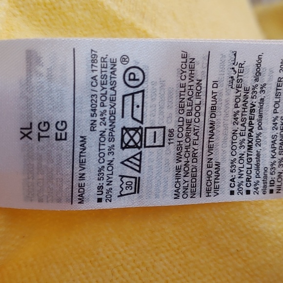 NWT Soft Yellow Knit Crop Top XL - Picture 6 of 10